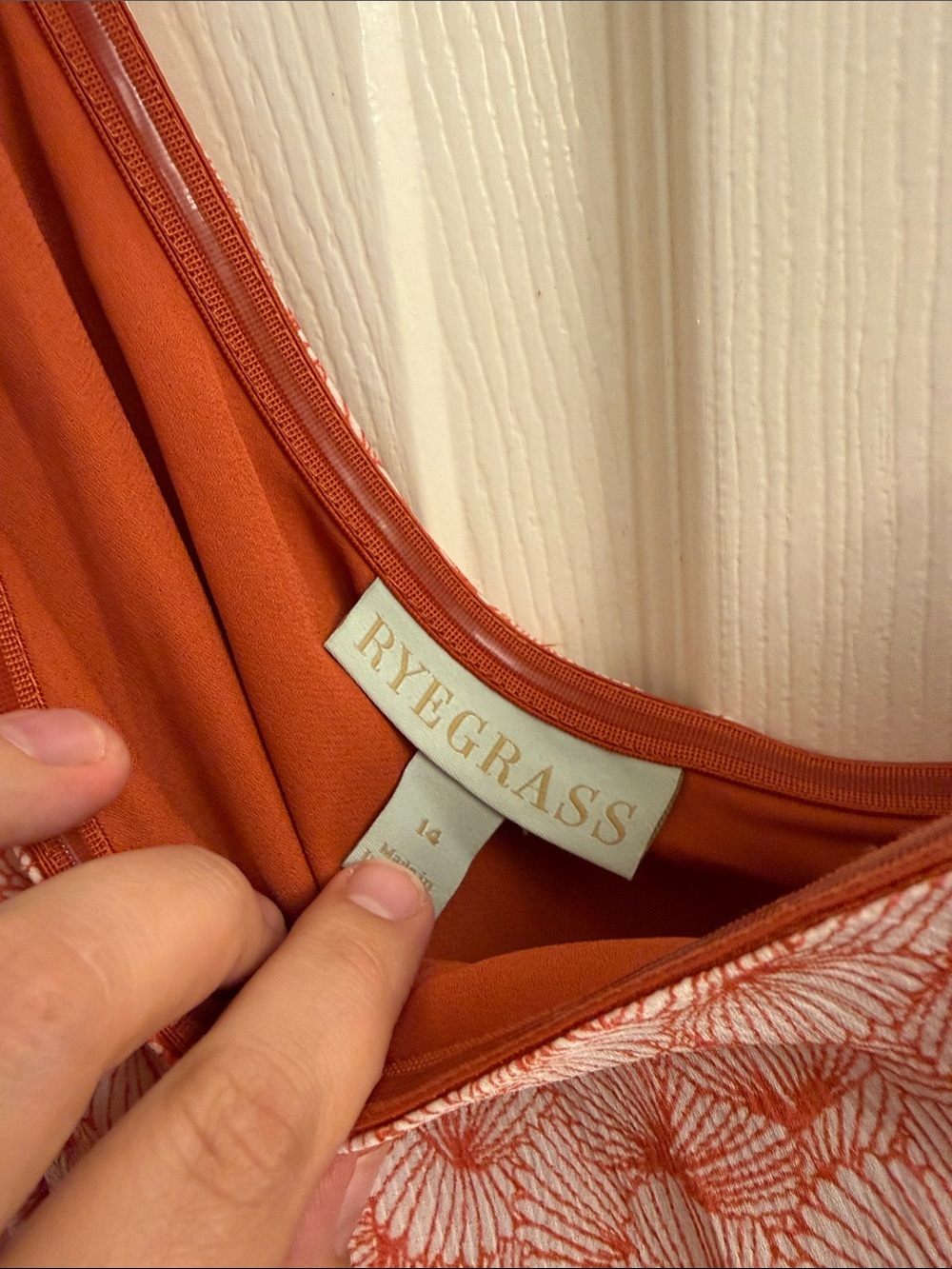 One-Shoulder Coral Shell Dress - Picture 3 of 5